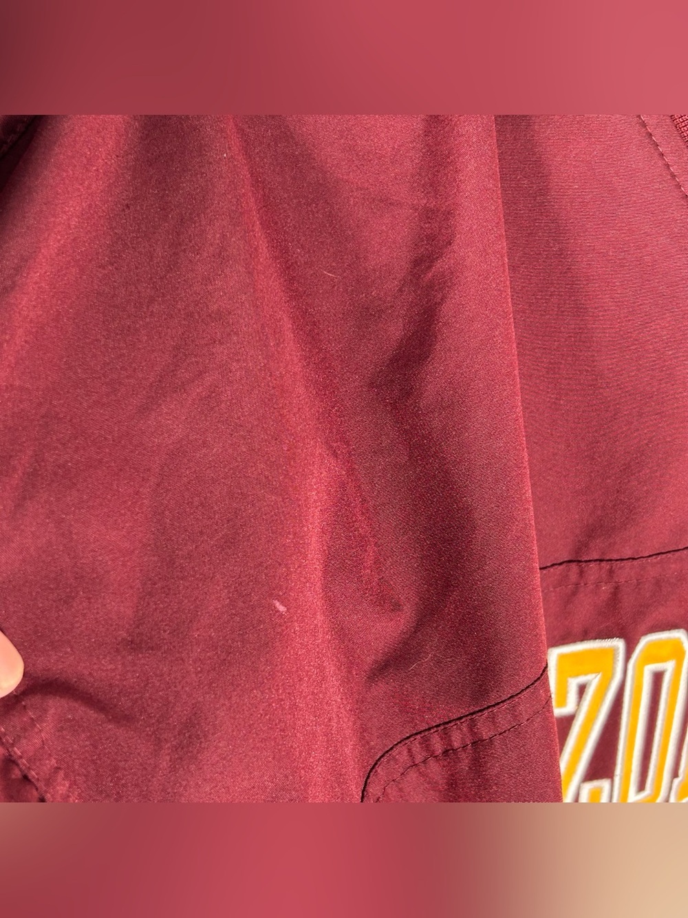 Vintage Nike Team Arizona State Sun Devils Center Swoosh Pullover Windbreaker XL - Picture 8 of 10